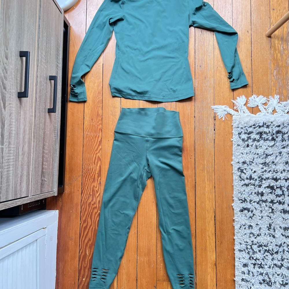 Forest Green Workout Set